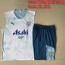 24-25 Man City High quality Tank Top And Shorts Suit