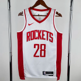 22-23 ROCKETS SWNGUN #28 White City Edition Home Top Quality Hot Pressing NBA Jersey