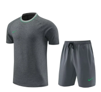 2024 NK Grey Training Short Suit (100%Cotton)