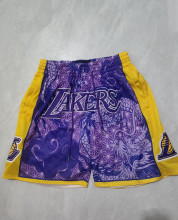 2024 Los Angeles Lakers Embroidery Top Quality NBA Pants