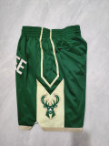 2024 Milwaukee Bucks Embroidery Top Quality NBA Pants