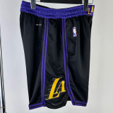 23-24 LAKERS Black City Edition Top Quality NBA Pants