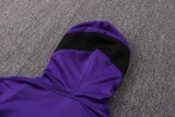21-22 NBA Lakers Purple Hoodie Jacket Tracksuit #H0076