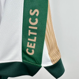 23-24 CELTICS White City Edition Top Quality NBA Pants