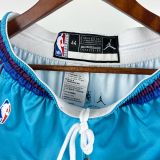 23-24 HORNETS Retro Blue Shorts Pants