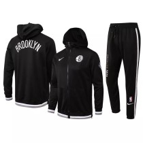 21-22 NBA Nets Black Hoodie Jacket Tracksuit #H0084