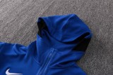 21-22 NBA Warriors Blue Hoodie Jacket Tracksuit #H0082