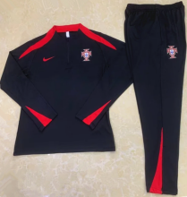 24-25 Portugal High Quality Half Pull Tracksuit 