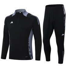 2024 AD Black Half Pull Tracksuit