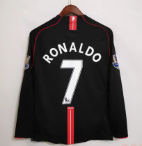 RONALDO 7 #2007-2008 Man Utd Third League Edition Retro Soccer Jersey(联赛版 带双臂章)