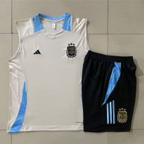 24-25 Argentina High quality Tank Top And Shorts Suit