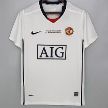 2008-2009 Man Utd Away Retro Soccer Jersey(带决赛字)