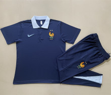 24-25 France High Quality Polo Tracksuit
