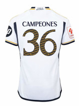 2324 RMA Home CAMPEONES 36 Fans Soccer Jersey
