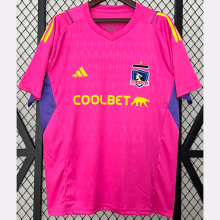 24-25 Colo-Colo Pink GoalKeeper Fans Soccer Jersey