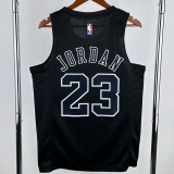 BULLS JORDAN #23 Black Glory Edition Top Quality Hot Pressing NBA Jersey