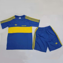 1981 Boca Juniors Home Retro Kids Soccer Jersey