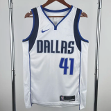 22-23 Dallas Mavericks NOWITZKI #41 White Home Top Quality Hot Pressing NBA Jersey