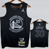 WARRIORS CURRY #30 Black Glory Edition Top Quality Hot Pressing NBA Jersey