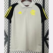 24-25 Flamengo Gray Polo Short Sleeve