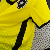 23-24 Botafogo Yellow Goalkeeper Fans Soccer Jersey