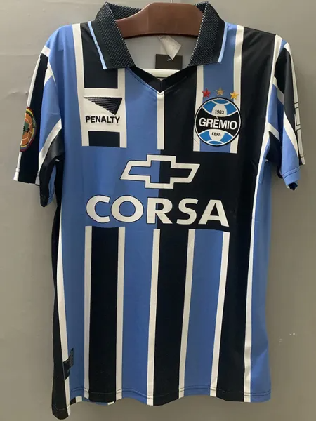 1998-1999 Gremio Home Retro Soccer Jersey