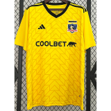 24-25 Colo-Colo Yellow GoalKeeper Fans Soccer Jersey