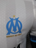 24-25 Marseille White Special Edition Player Version Soccer Jersey