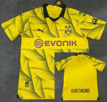 23-24 Dortmund Third Fans UCL Version(Have DORTMUND) Fans Soccer Jersey