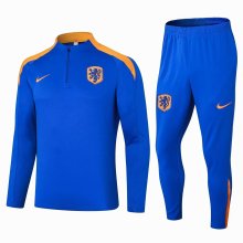 24-25 NetherIands High Quality Half Pull Tracksuit 