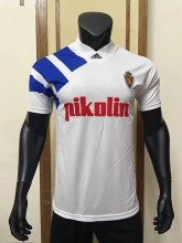 1992-1993 Zaragoza White Retro Fans Soccer Jersey