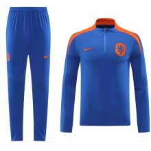 24-25 NetherIands High Quality Half Pull Tracksuit 