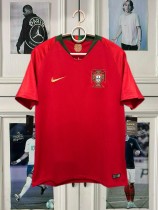 2018 Portugal Home Retro Soccer Jersey