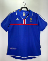 2000 France Home Retro Soccer Jersey