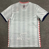 24-25 Bari White Grey Special Edition Fans Soccer Jersey