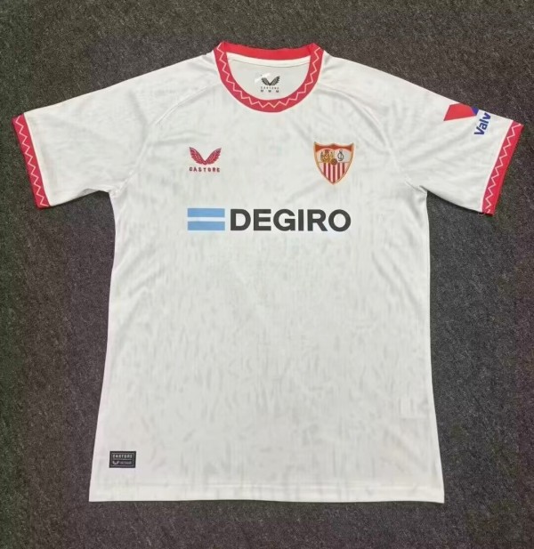 24-25 Sevilla Home Fans Soccer Jersey