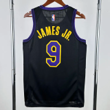 22-23 LAKERS JAMES JR. #9 Black City Edition Top Quality Hot Pressing NBA Jersey