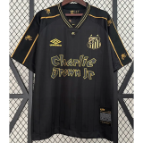 24-25 Santos FC Black Commemorative Edition Fans Soccer Jersey