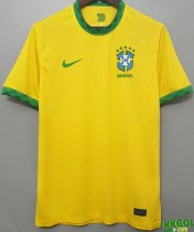 2020 Brazil Home Yellow Fans Soccer Jersey