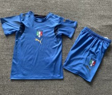 2006 Italy Home Retro Kids Soccer Jersey