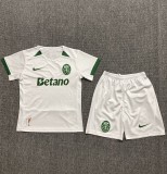 24-25 Sporting Lisbon Away Kids Soccer Jersey