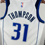 22-23 Dallas Mavericks THOMPSON #31 White Home Top Quality Hot Pressing NBA Jersey