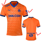 24-25 Marseille Third Player Version Soccer Jersey