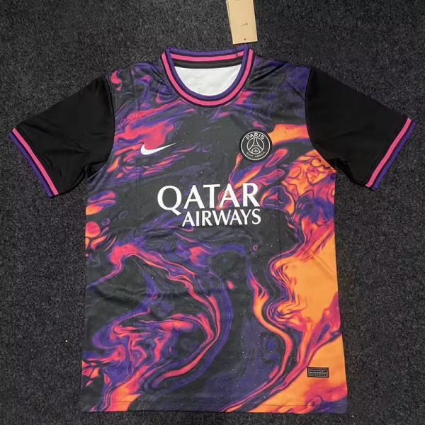 2024 PSG Joint Special Edition Purple Black Training Shirts