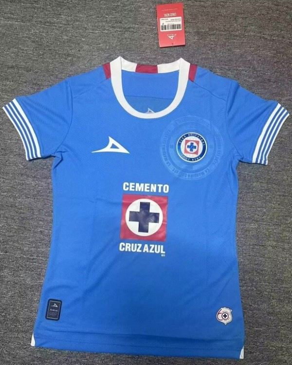 24-25 Cruz Azul Home Women Player Soccer Jersey