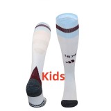 24-25 Aston Villa Away Kids Socks