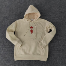 2024 Man Utd Khaki Fleece Hoodie