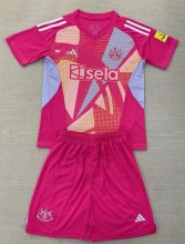 24-25 Newcastle Pink Goalkeeper Adult Suit