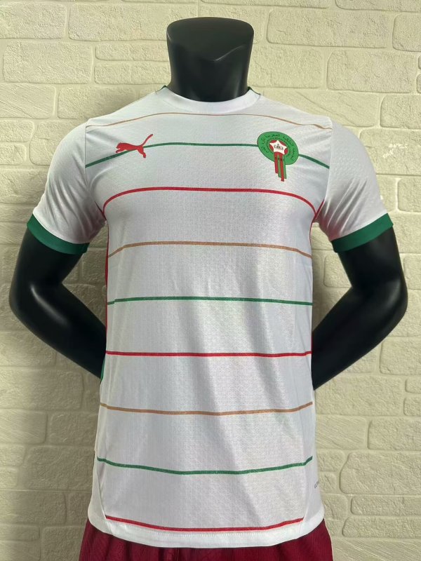 24-25 Morocco Away Player Version Soccer Jersey