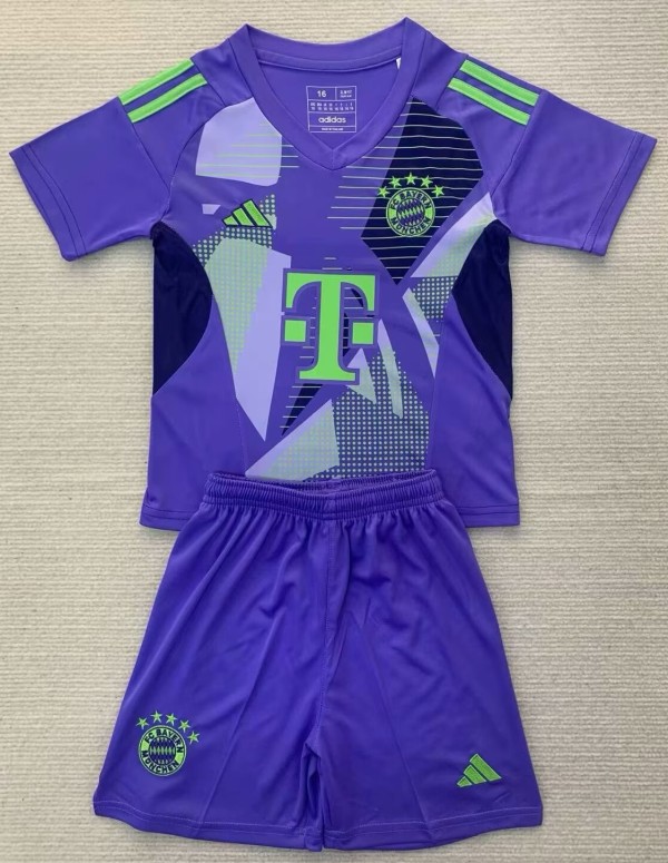 24-25 Bayern Purple GoalKeeper Adult Suit